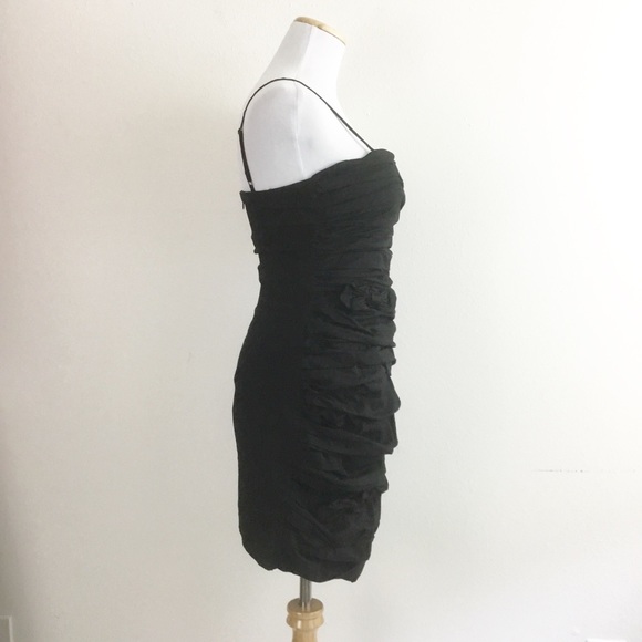 MM Couture By Miss Me Layered Black Bow Dress - Picture 3 of 6